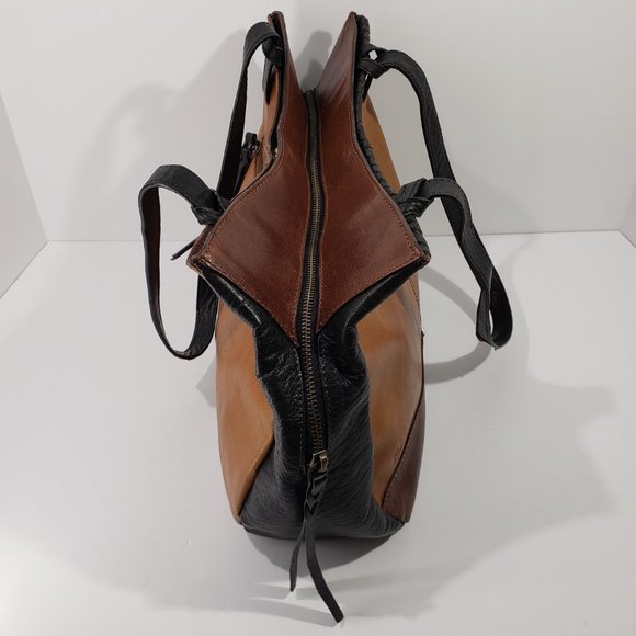 Born Patchwork Leather Shoulder Handbag - Picture 13 of 13